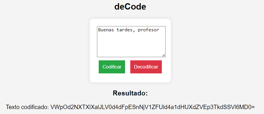 Codificación